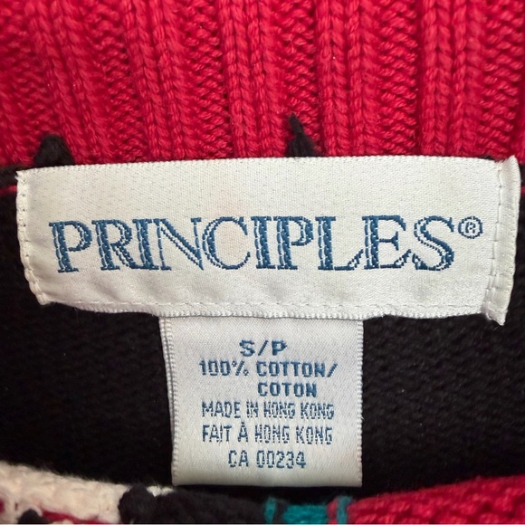 Vintage Playing Card Sweater - 100% Cotton - Size SP (Fits M) - Picture 5 of 5